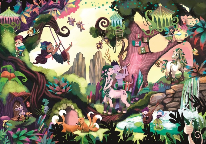 Educa mysterious puzzle enchanted forest