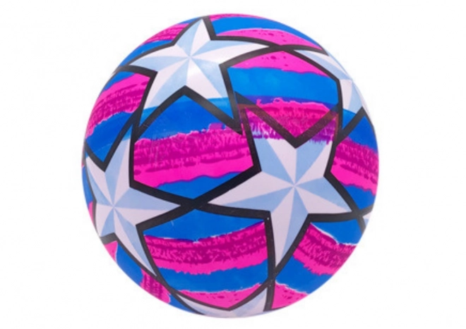 Colorful Rubber Ball with Star Pattern