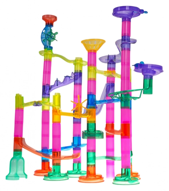 Children's Marble Run Construction Set