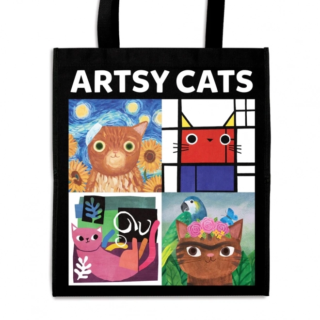 Artistic Cats Reusable Shopping Bag