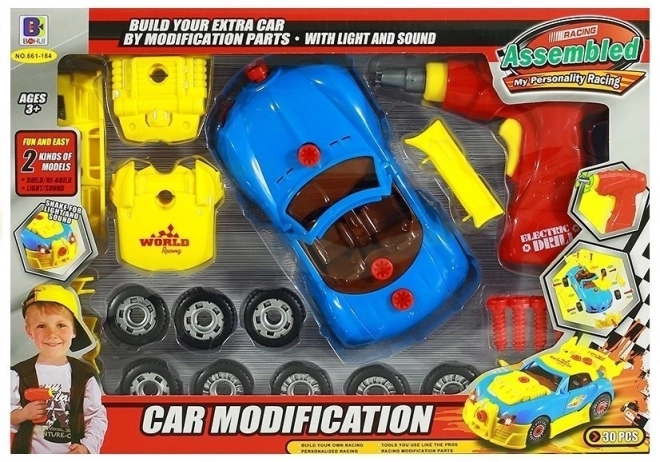 Build and Modify Car with Drill Set