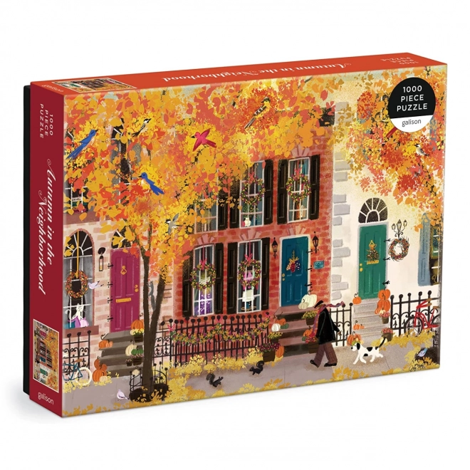 Autumn in the Neighborhood Puzzle 1000 Pieces