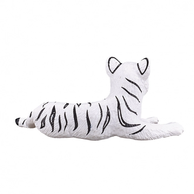 White Bengal Tiger Cub Figurine