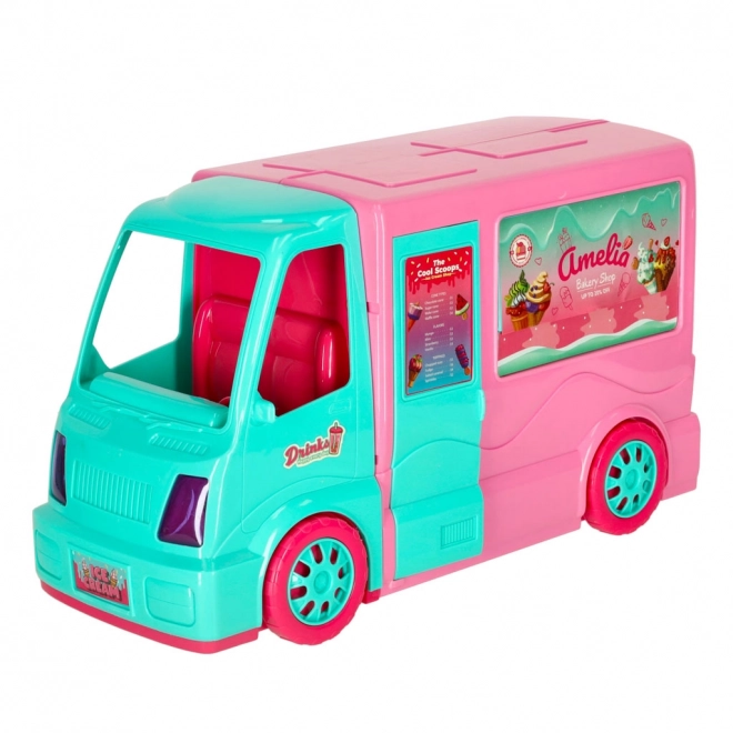 Doll Camper Food Truck Set