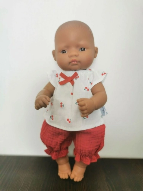 Muslin Doll Set 32 cm Cherries