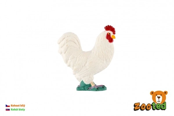 White Rooster - Domestic Chicken Toy