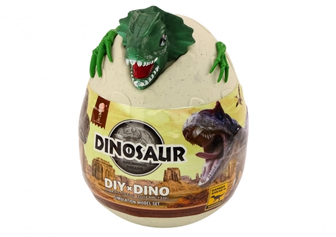 Dinosaur Painting Egg DIY Kit Green