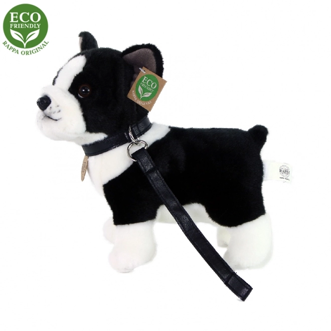 Plush French Bulldog with Leash Eco-Friendly