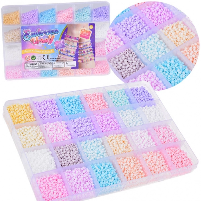 Pastel Bead Kit for Friendship Bracelets