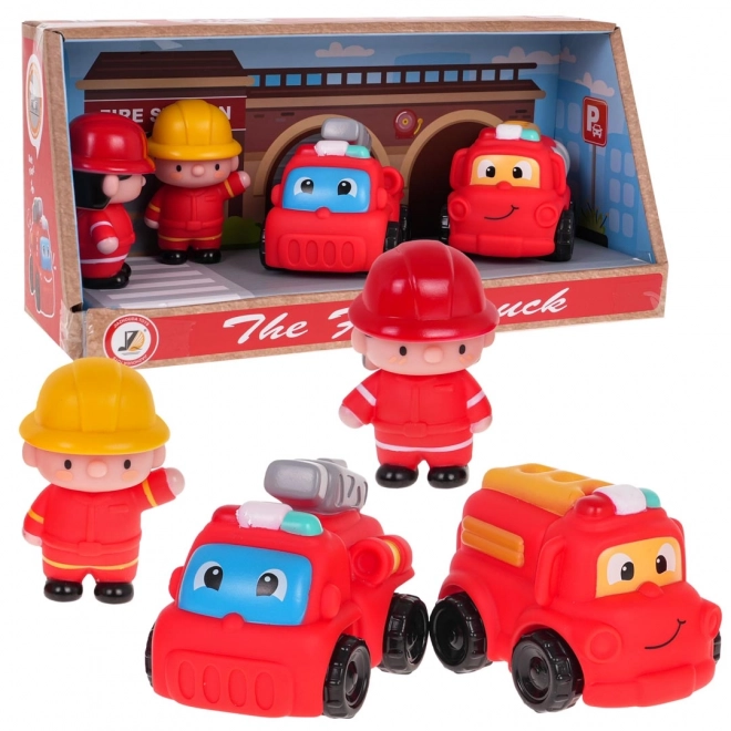 Firefighters Toy Set with Vehicles