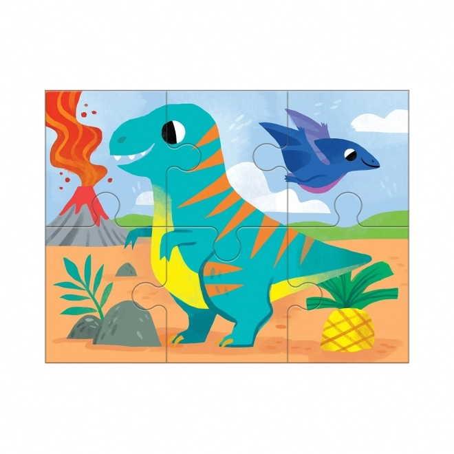 Mudpuppy Dinosaur Puzzle Set