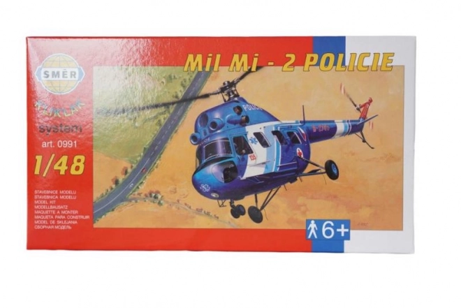 Helicopter Mi-2 Police Building Kit