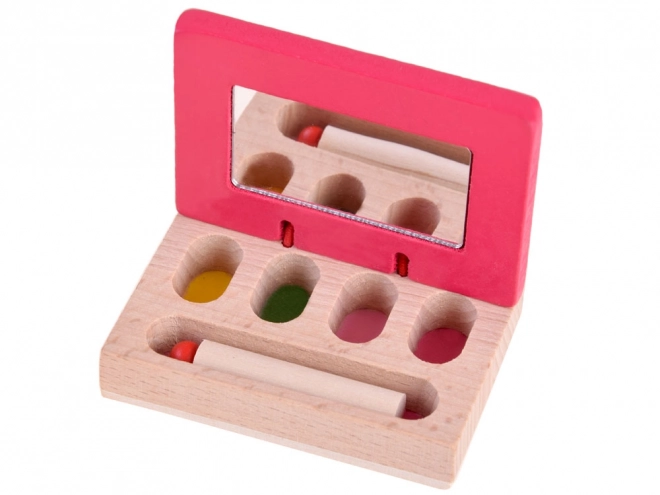 Kids Beauty Case with Wooden Accessories