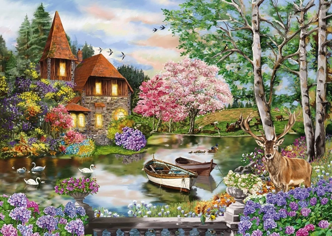 Lake House Puzzle 1000 Pieces