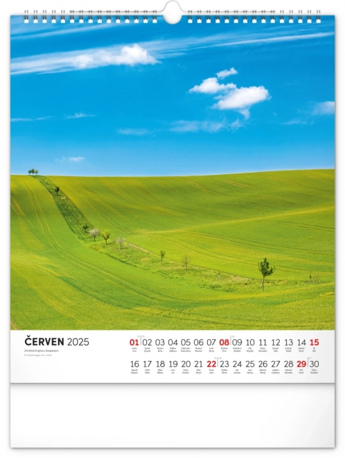 Notique Wall Calendar Moravian Tuscany Charm 2025