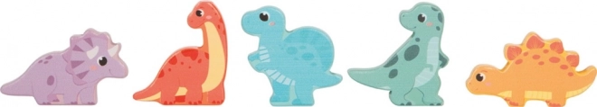 Puzzle in legno con dinosauri di small foot
