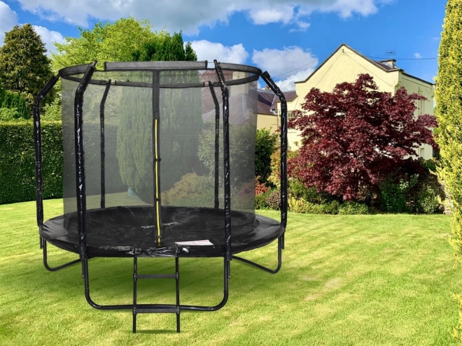 SkyFlyer Outdoor Trampoline with Ladder 8ft