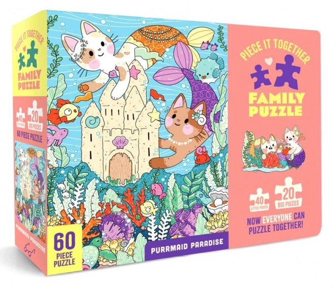 Family Puzzle Purrmaid Paradise