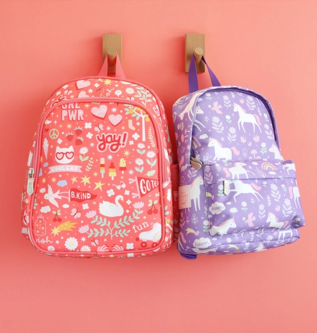 A Little Lovely Company - Unicorn and Rainbow Kids Backpack