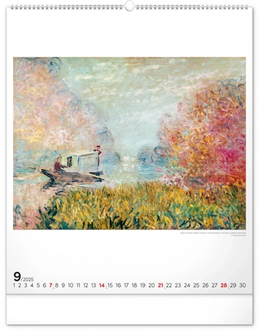 Wall Calendar Claude Monet 2025