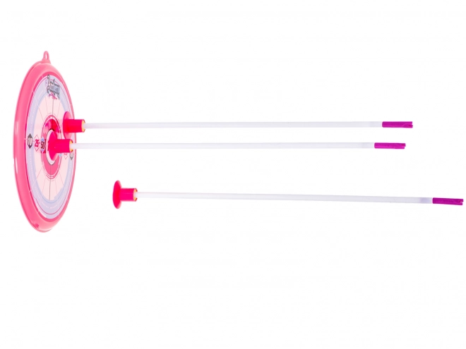 Archery Play Set with Arrows and Target - Pink