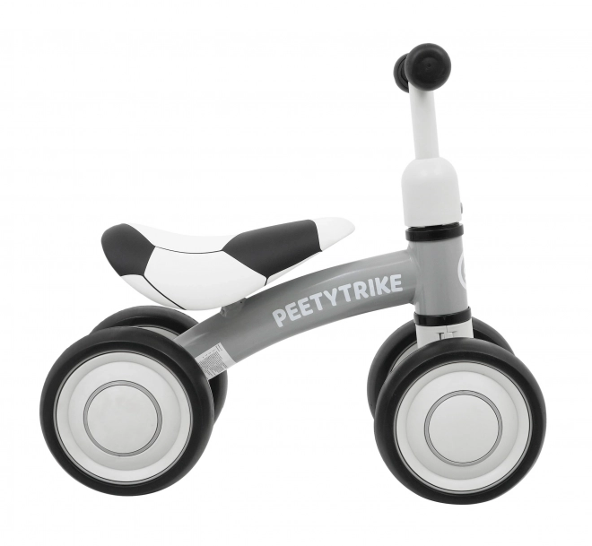 First Balance Bike PettyTrike White 4-Wheeled Ride-on