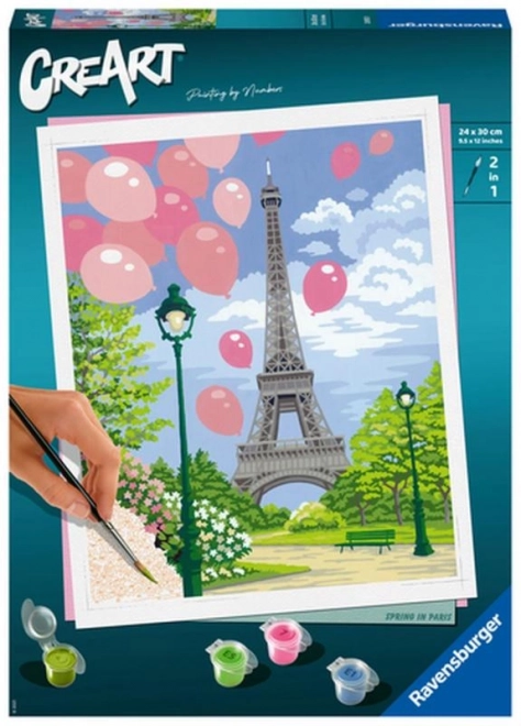 Paint by Numbers - Paris in Spring by CreArt