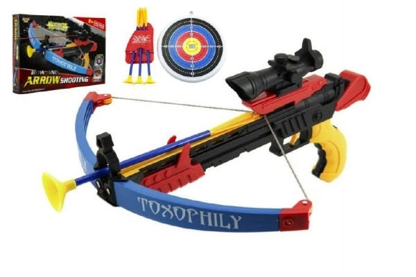 Plastic Bow and Arrow Set with Target