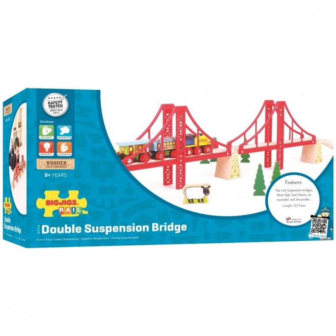 Bigjigs Rail Double Railway Bridge