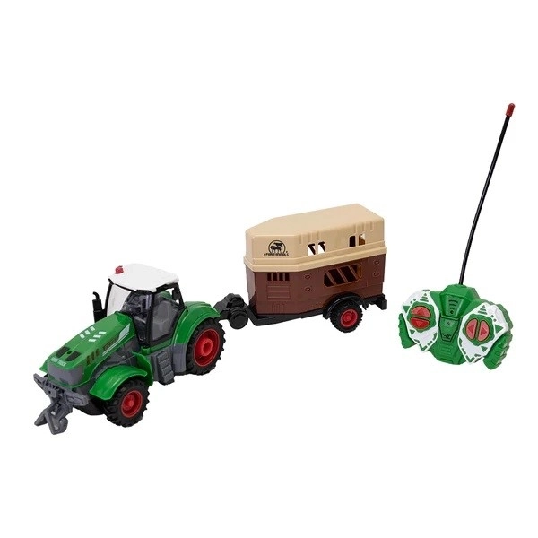 Remote Control Tractor with Horse Trailer