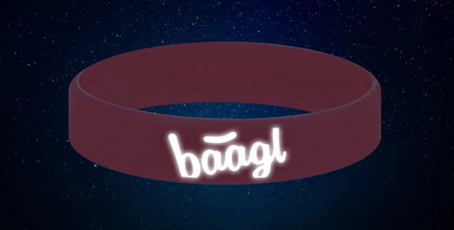 Baagl Pink Light-Up Bracelet