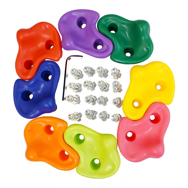 Colorful Climbing Holds Set for Kids - 8 Pieces