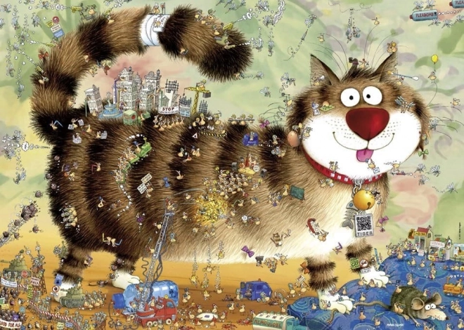 Heye puzzle Vita da gatti 1000 pezzi