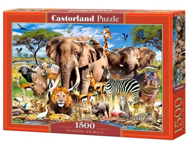 Savannah Animals Puzzle 1500 Pieces