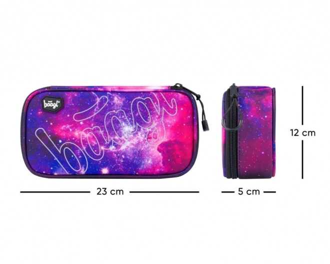 School Pencil Case Skate Galaxy