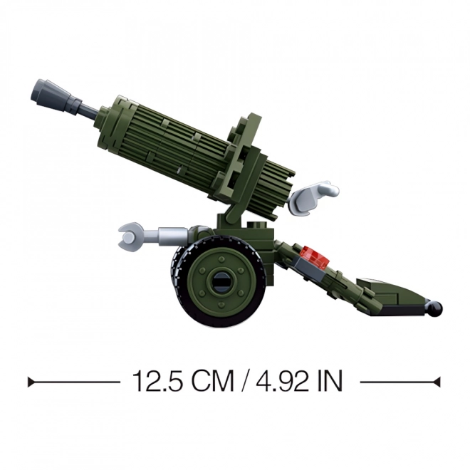 World War II Anti-Tank Cannon Building Set