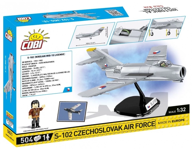 Cold War Czechoslovak Fighter Jet Model by COBI