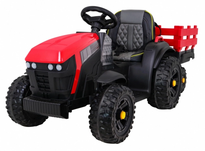 Titan Tractor with Trailer Red