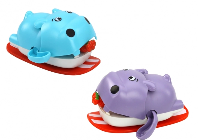 Wind-Up Floating Hippo Bath Toy