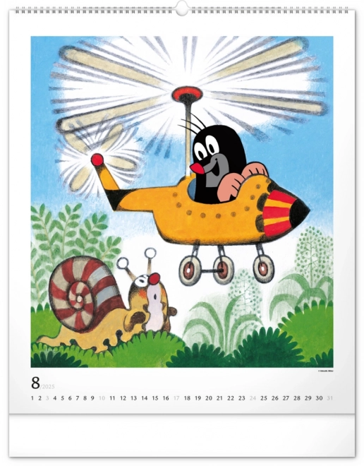 Wall Calendar Mole Adventures 2025