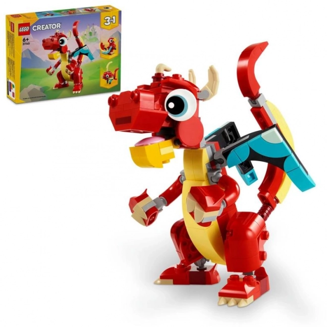 Red Dragon LEGO Creator 3in1 Set