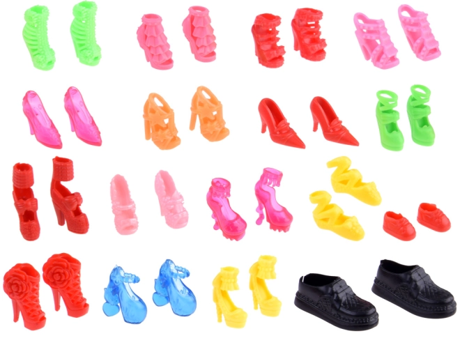 Grande collection de chaussures et d’accessoires de mode