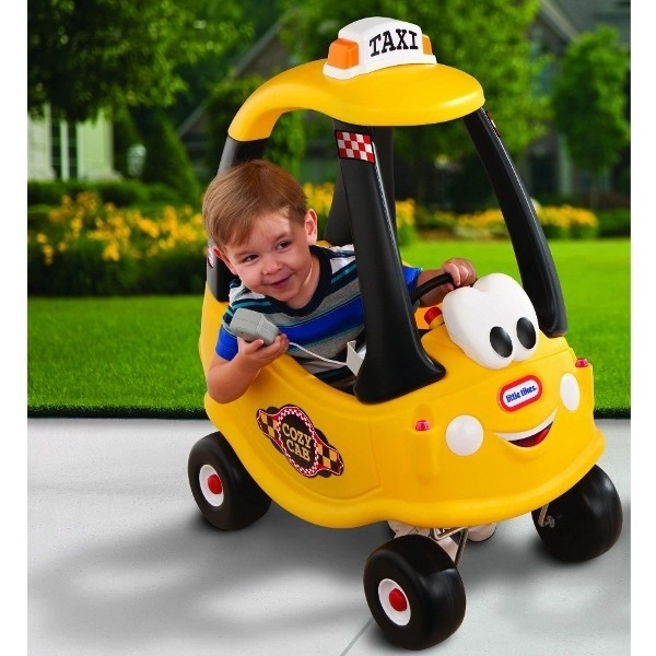 Cozy Coupe Black Taxi Ride-On Car – Black