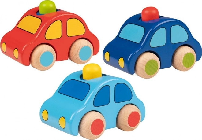 Wooden Toy Car with Horn