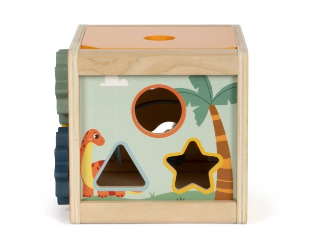 Small Foot Wooden Motor Skills Cube Dino