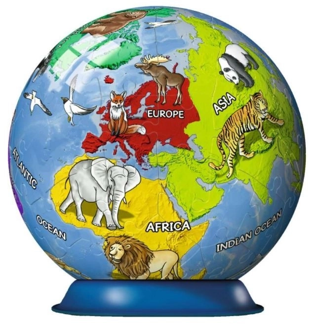 3D Puzzle Globe for Kids