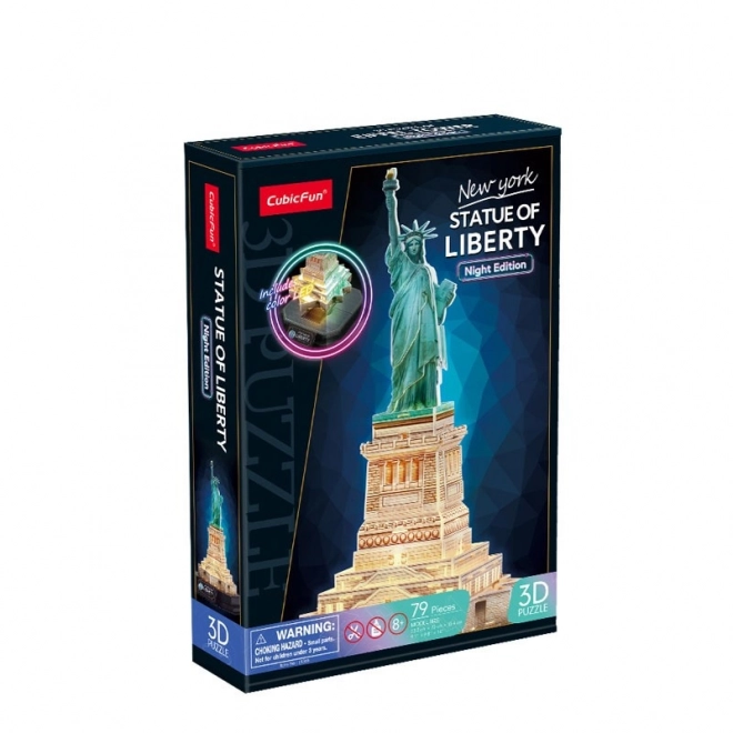 CubicFun Glowing 3D Puzzle Night Edition: Statue of Liberty