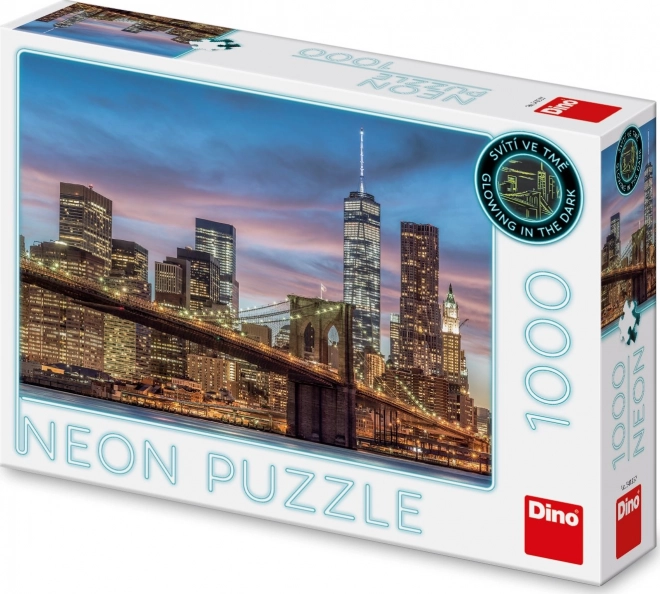 Glowing Neon Puzzle New York 1000 Pieces