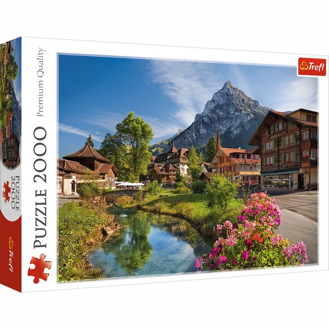 Summer View of the Alps 2000 Piece Puzzle