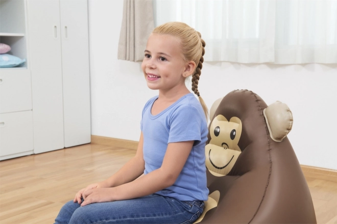 Inflatable Monkey Chair for Children